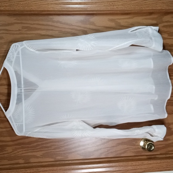 Simply Vera Wang Sheer Embroidered, Contemporary, Feminine, Classic, Contemporar - Picture 5 of 10